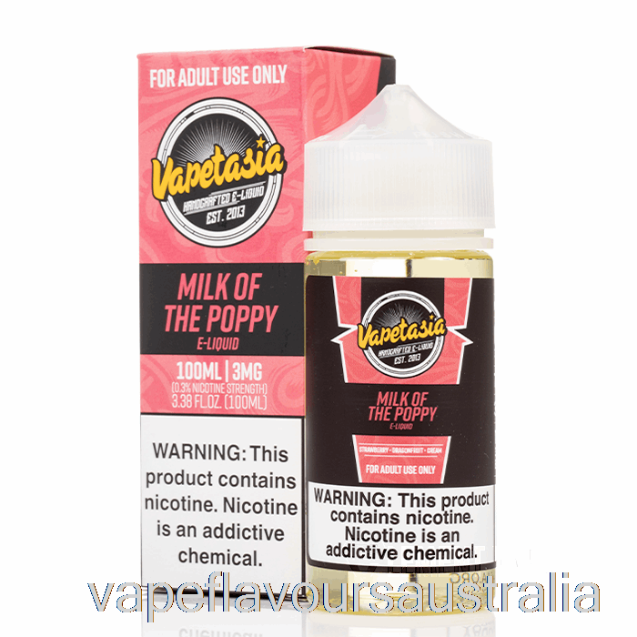 Vape Australia Milk of the Poppy - Vapetasia - 100mL 6mg